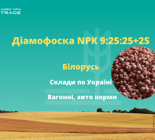 Діамофоска NPK 9:25:25+2S | АГРОНПКТРЕЙД